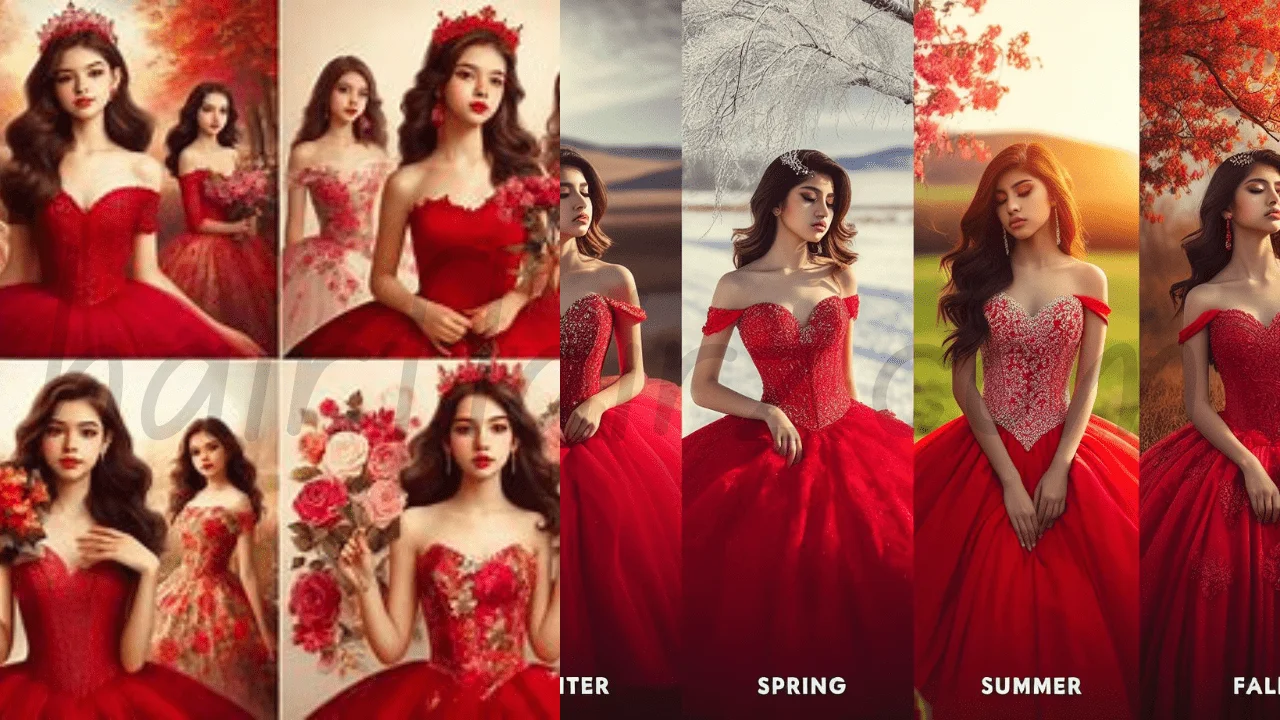 Red Quinceañera Dresses in Different Cultures