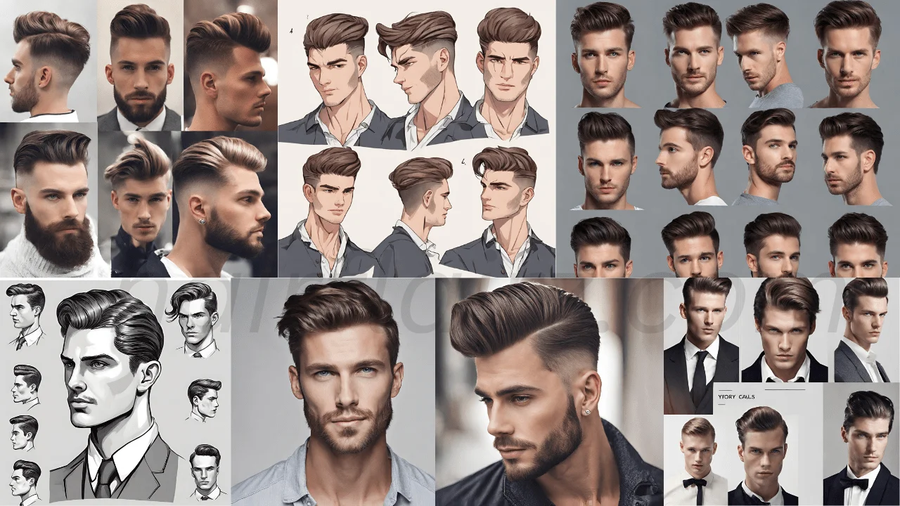 The best Slick Back Undercut + Extra Long hairstyles for diamond face shape  2024